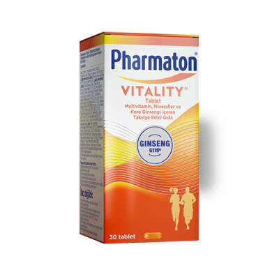 Pharmaton Vitality 30 Tablet - Takviye Edici Gıda - 1